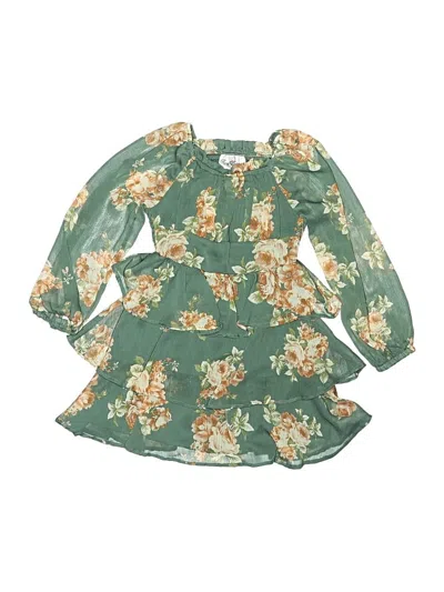 Pre-owned Rare Editions Kids' Dress In Green