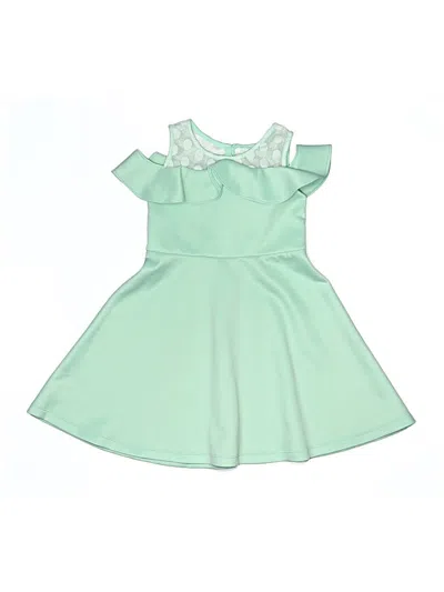Pre-owned Rare Editions Kids' Dress In Green