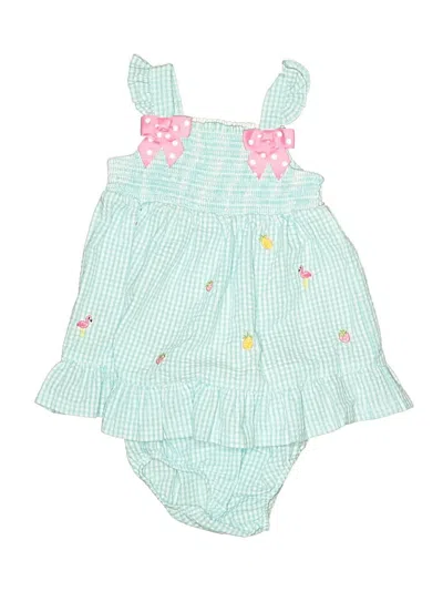 Pre-owned Rare Editions Kids' Dress In Green