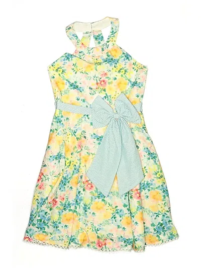 Pre-owned Rare Editions Kids' Dress In Green