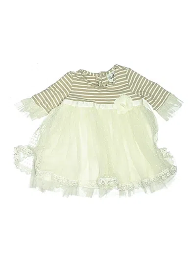 Pre-owned Rare Editions Babies' Dress In Ivory