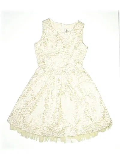 Pre-owned Rare Editions Kids' Dress In Ivory