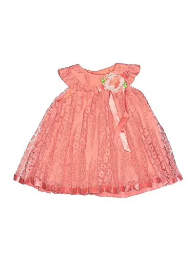Pre-owned Rare Editions Babies' Dress In Pink