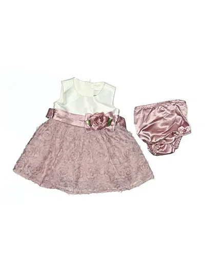 Pre-owned Rare Editions Babies' Dress In Pink