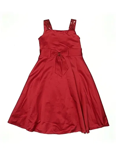 Pre-owned Rare Editions Kids' Dress In Red