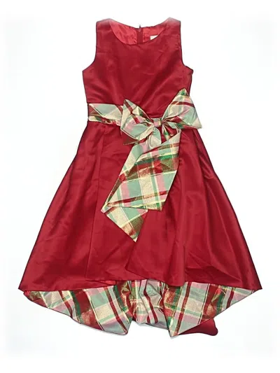 Pre-owned Rare Editions Kids' Dress In Red