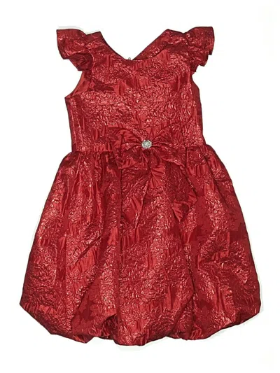Pre-owned Rare Editions Kids' Dress In Red