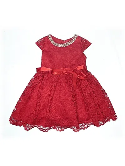 Pre-owned Rare Editions Kids' Dress In Red