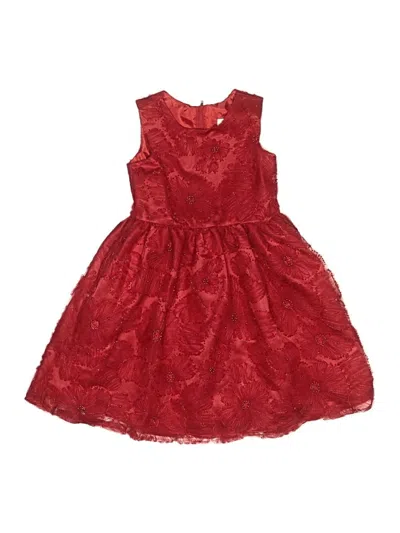 Pre-owned Rare Editions Kids' Dress In Red