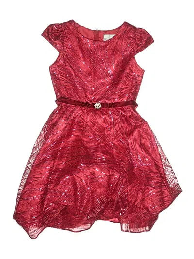 Pre-owned Rare Editions Kids' Dress In Red