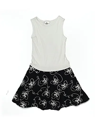 Pre-owned Rare Editions Kids' Dress In Silver
