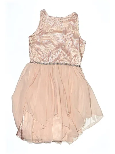 Pre-owned Rare Editions Kids' Dress In Tan