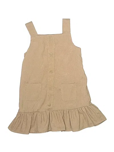 Pre-owned Rare Editions Kids' Dress In Tan