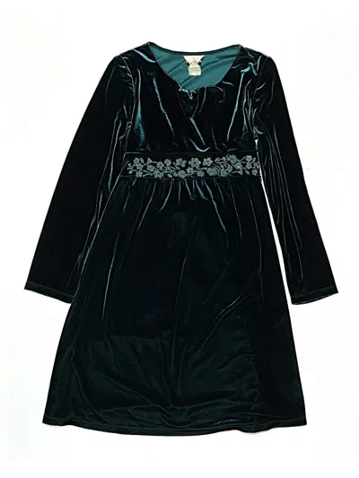 Pre-owned Rare Editions Kids' Dress In Teal