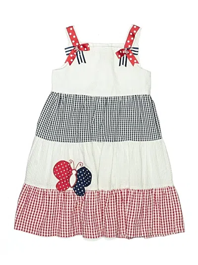 Pre-owned Rare Editions Kids' Dress In White