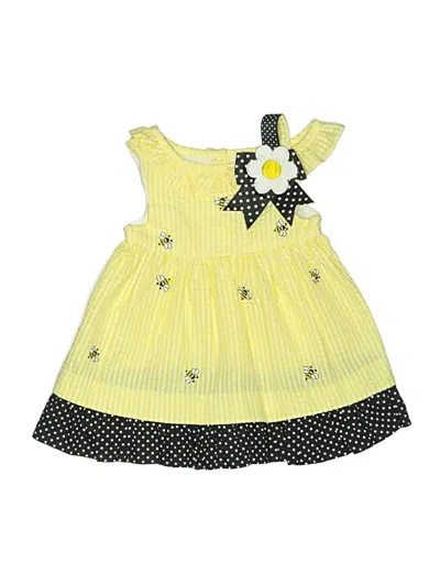 Pre-owned Rare Editions Babies' Dress In Yellow