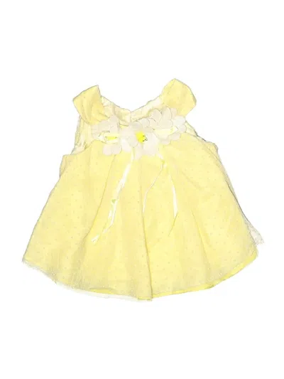 Pre-owned Rare Editions Babies' Dress In Yellow