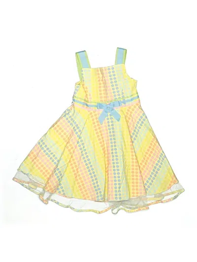 Pre-owned Rare Editions Kids' Dress In Yellow