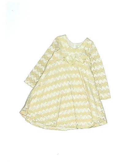 Pre-owned Rare Editions Kids' Dress In Yellow