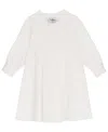Rare Editions Girls 2t-6x Long-sleeve Sweater Dress In White