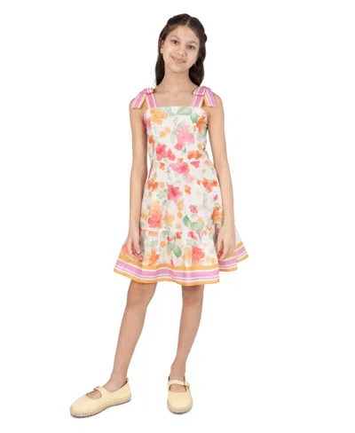 Rare Editions Kids' Girls' 7-16 Floral Sleeveless Dress In Multi