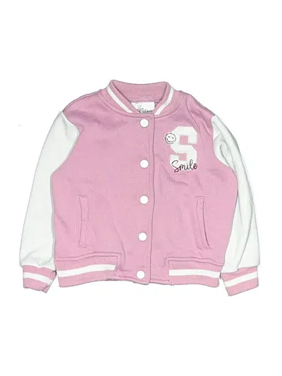 Pre-owned Rare Editions Kids' Jacket In Pink