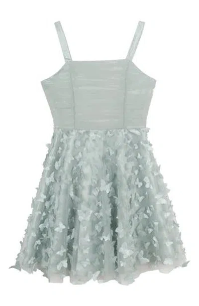 Rare Editions Kids' 3d Butterfly Dress In Multi