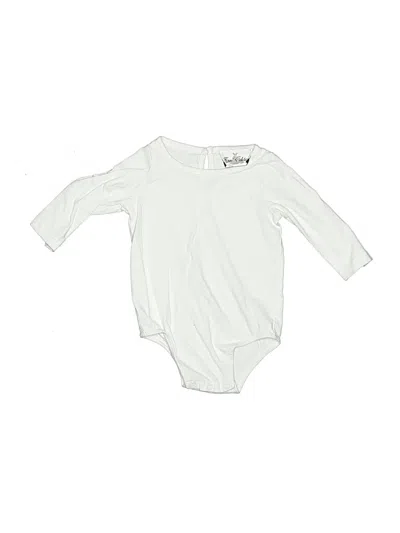 Pre-owned Rare Editions Babies' Long Sleeve Onesie In Ivory
