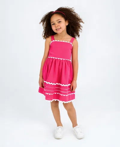 Rare Editions Kids' Toddler And Little Girls Ric-rac Dress