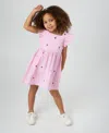 Shop Rare Editions Toddler And Little Girls Strawberry Seersucker Dress In Pink
