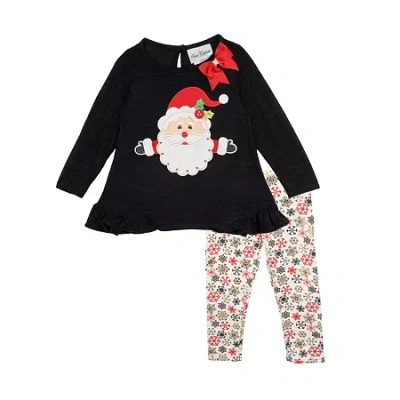 Rare Editions Babies' Toddler Girls 2-pc. Legging Set In Black