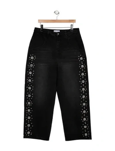 Pre-owned Rare Humans Straight-leg Jeans In Blue