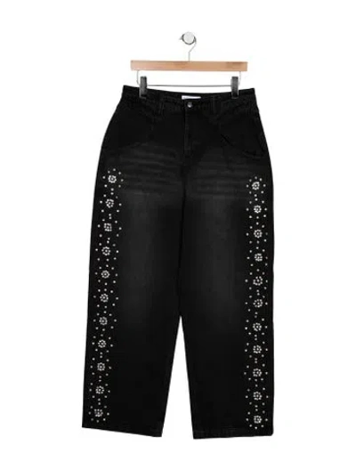 Pre-owned Rare Humans Straight-leg Jeans In Blue