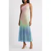 Rare London Blur One Shoulder A-line Dress