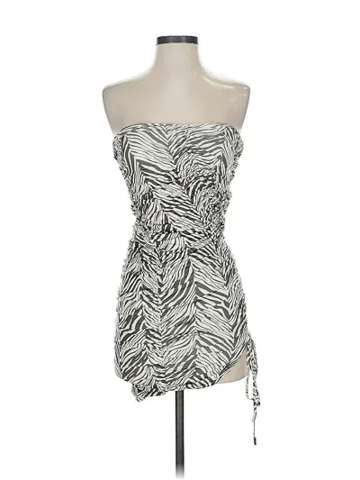 Pre-owned Rare London Cocktail Dress In Silver
