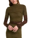 Rare London Mesh Double Layer Top