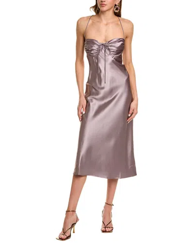 Rare London Pin Tuck Midi Dress