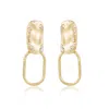 Rare Matters Jewelry Women's Gold Modern Loop Drops Earrings