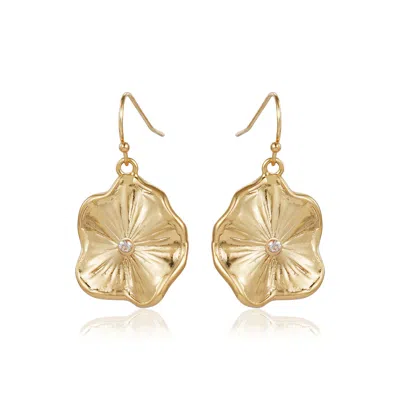 Rare Matters Jewelry Women's Gold Organic Flora Earrings