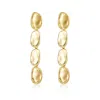 Rare Matters Jewelry Women's Golden Pebble Drop Earrings
