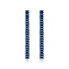 Rare Matters Jewelry Women's Navy Blue Crystal Beam Earrings