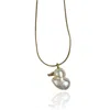 Rare Matters Jewelry Women's White Rare Matters Whimsical Duck Freshwater Pearl Necklace In White