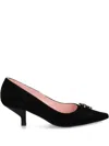 Ras 50mm Embellished Pointed-toe Pumps In Black