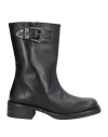 Ras Woman Ankle Boots Black Size 6 Leather