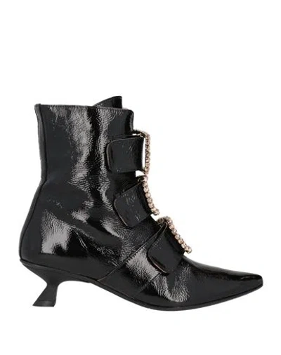 Ras Woman Ankle Boots Black Size 9 Soft Leather