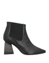 Ras Woman Ankle Boots Black Size 7 Leather