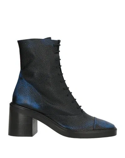 Ras Woman Ankle Boots Black Size 7 Leather