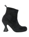 Ras Woman Ankle Boots Black Size 7 Textile Fibers