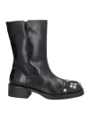 Ras Woman Ankle Boots Black Size 8 Leather
