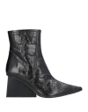 Ras Woman Ankle Boots Black Size 8 Leather